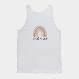 Good vibes rainbow desig Tank Top